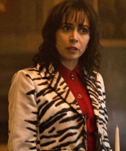 Cristin Milioti Zebra Coat