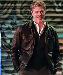 Brad Pitt Leather Jacket