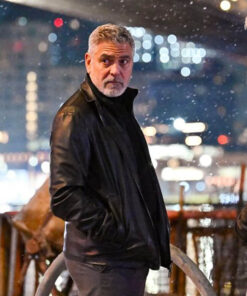 George Clooney Leather Jacket