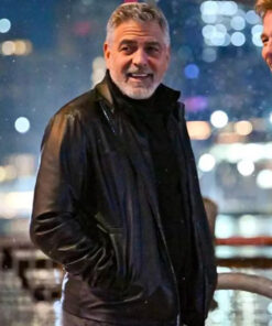 George Clooney Leather Jacket