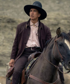 Michael Greyeyes Brown Jacket