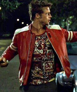 Brad Pitt Leather Jacket