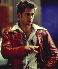 Brad Pitt Maroon Jacket