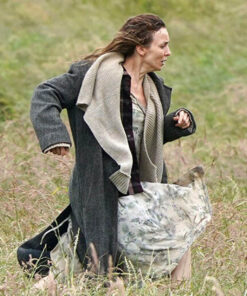 Jodie Comer Grey Coat