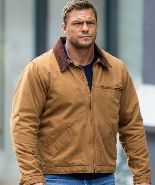 Alan Ritchson Brown Jacket