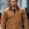 Alan Ritchson Brown Jacket