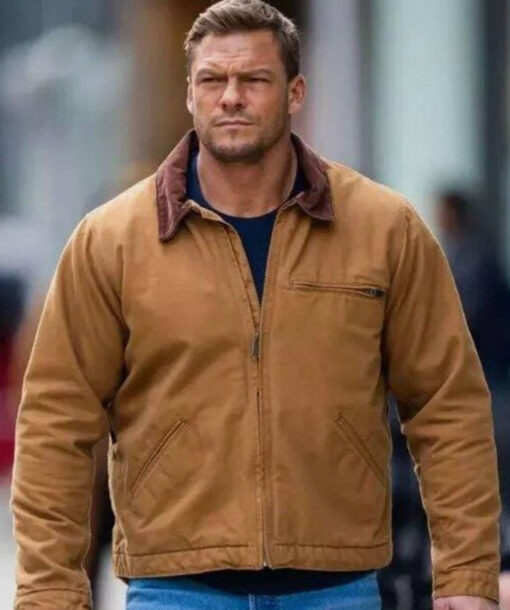 Alan Ritchson Brown Jacket