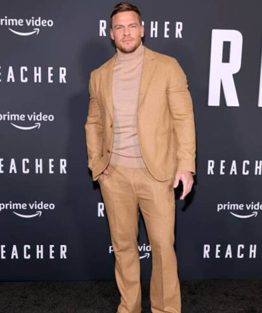 Alan Ritchson Brown Suit