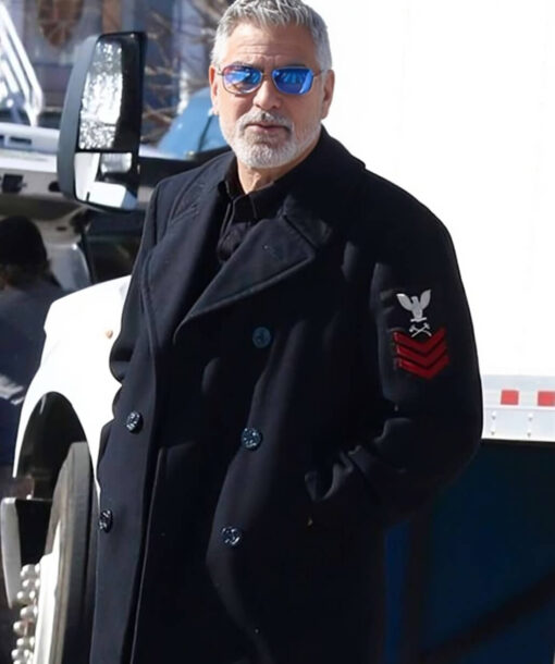 George Clooney Black Coat