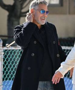 George Clooney Black Coat