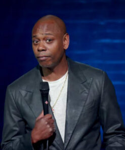 Dave Chappelle Leather Blazer