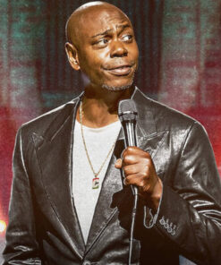 Dave Chappelle Leather Blazer