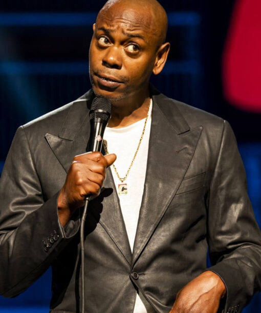 Dave Chappelle Leather Blazer