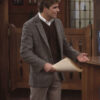 Ted McGinley Grey Blazer