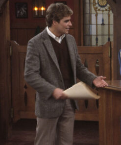 Ted McGinley Grey Blazer